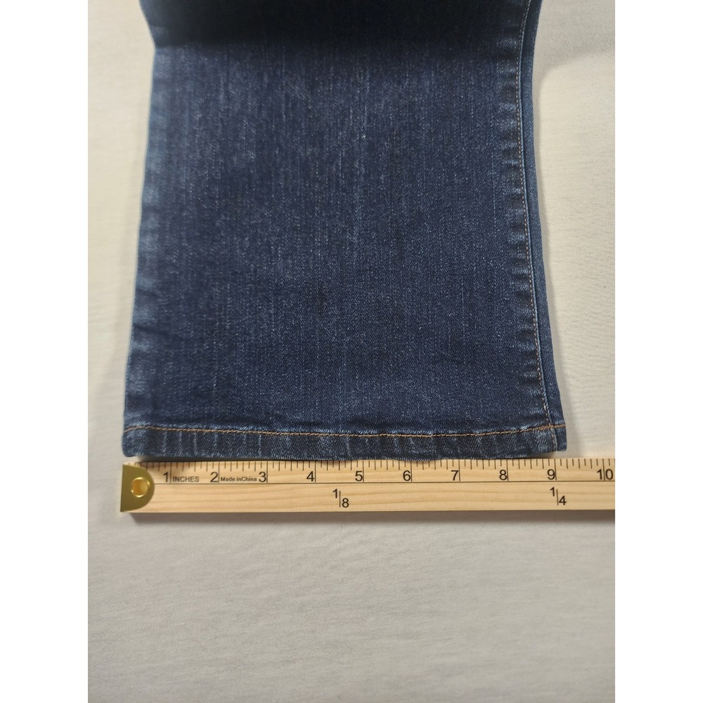Lauren Ralph Lauren‎ Y2k Straight Mini Flare Classic Denim Womens 8 Mid Rise - Picture 5 of 12